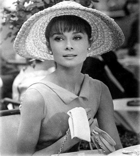 audrey hepburn straw hat.